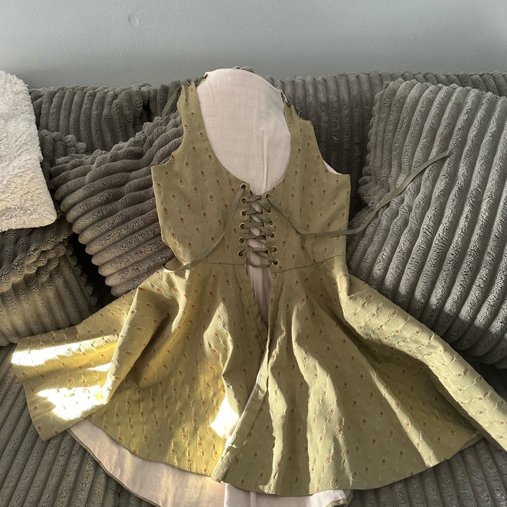 Renaissance Festival costume - corset with elongated bodice